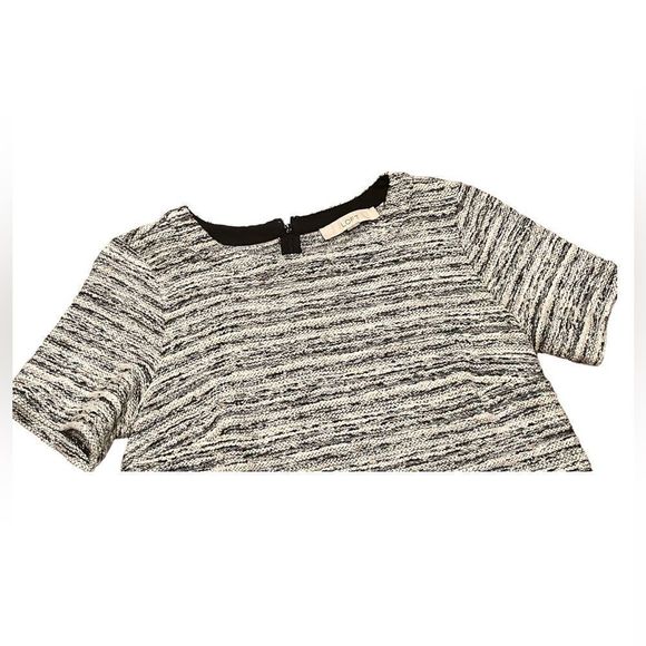 Loft Black and White Dress with Multi-Colored Specks (S) - Picture 2 of 4